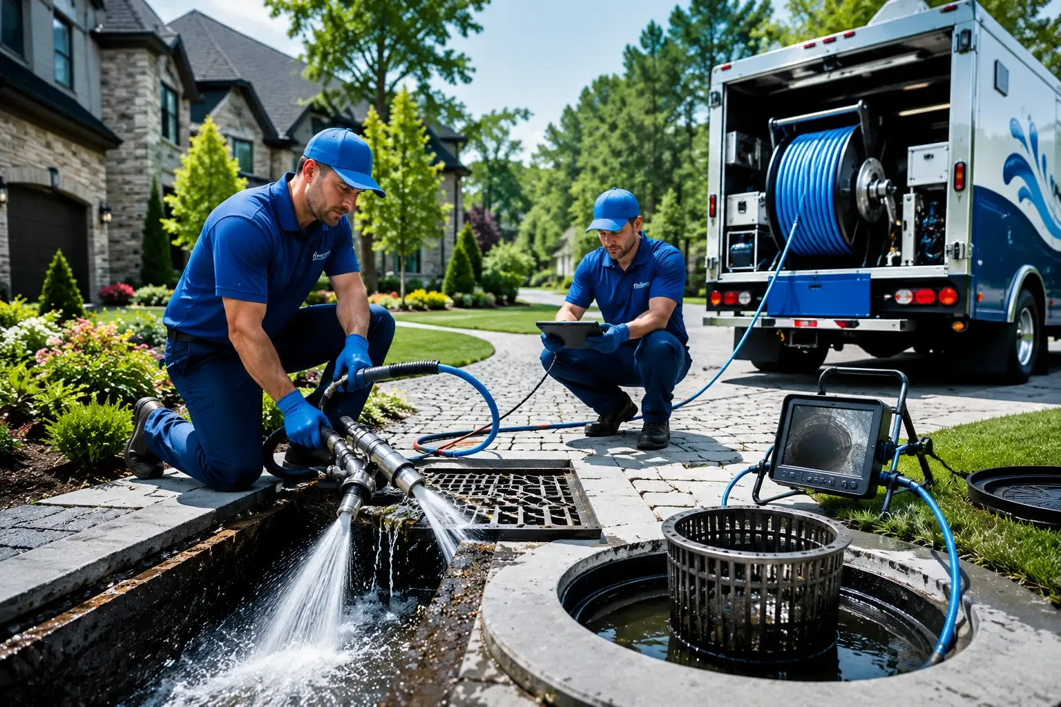 Local outdoor drain cleaning professionals in Violet, LA
